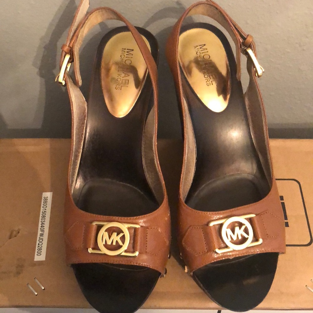 MK wedge sandals